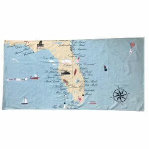 Florida Beach Towels by Taylor and Co