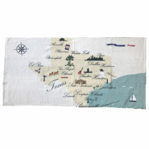 Texas Beach Towel by Taylor and Co