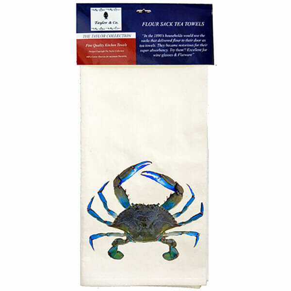 blue crab towels